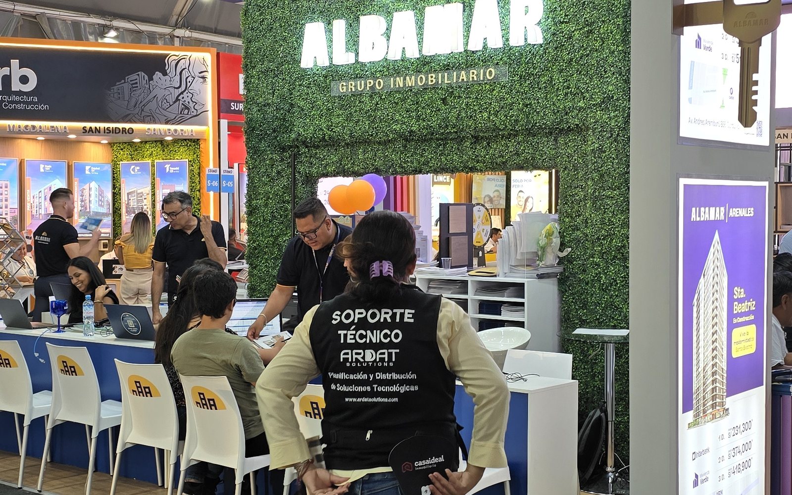 Ardat Solutions operando en feria inmobiliaria