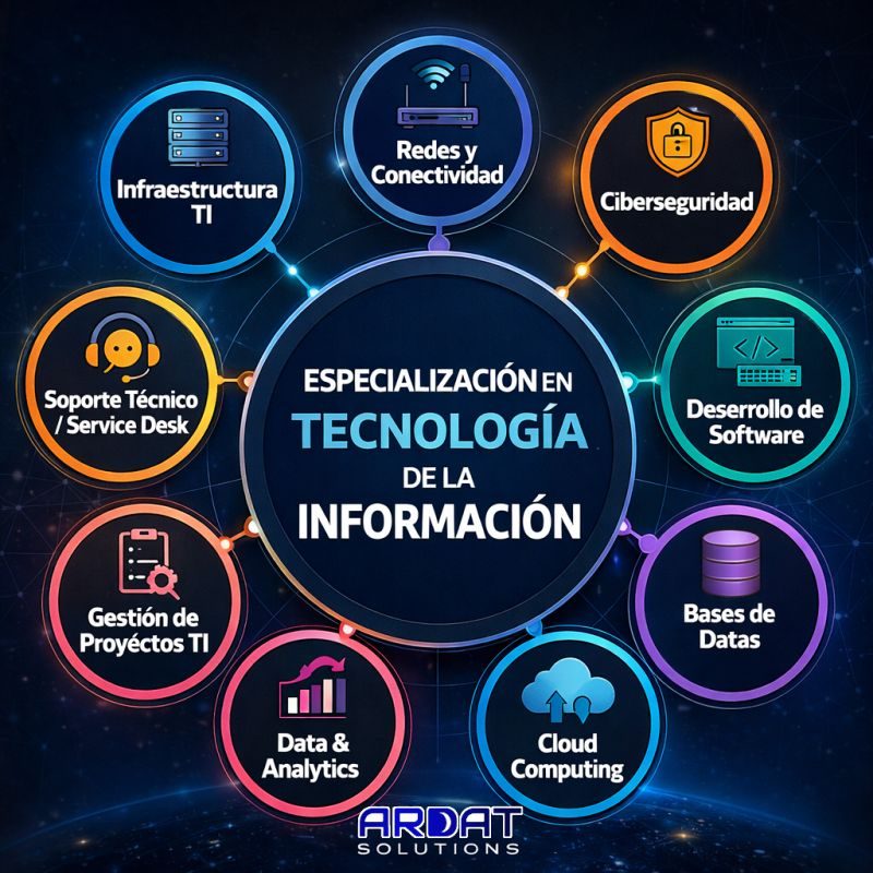 Capacidad tecnológica de Ardat Solutions